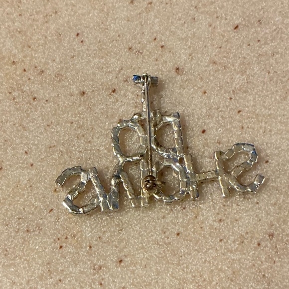 Silver Rhinestone Statement Pendant - Picture 2 of 3